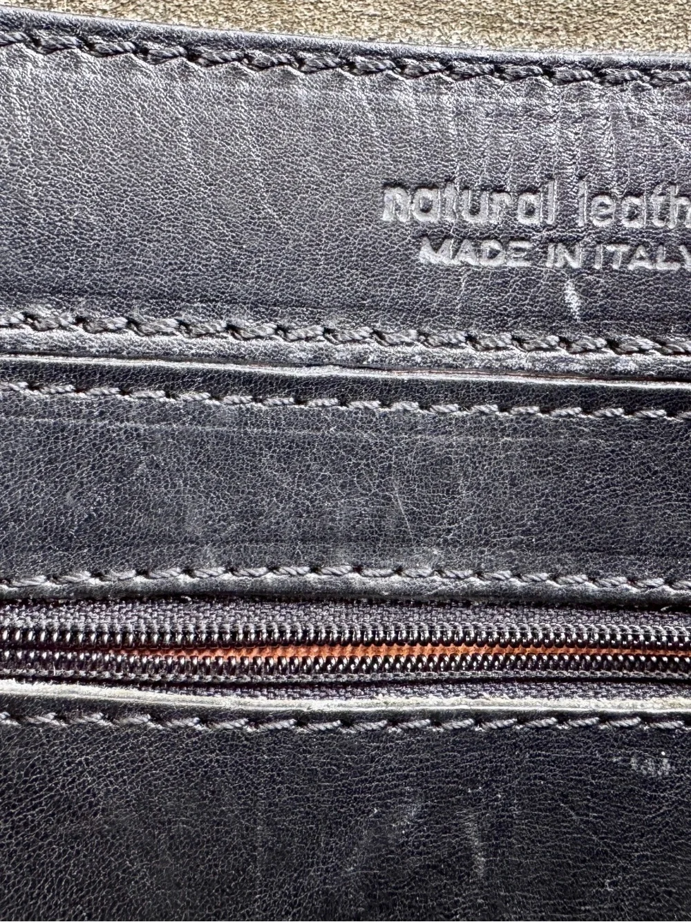 Black Leather Laptop Crossbody Bag - Professional Everyday Carry